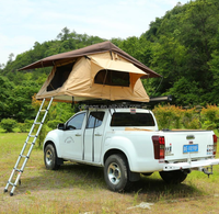 Tenda Atap Mobil SMS GS-14S Soft Shell Aluminium 4x4 Lurus untuk SUV, Lipat, untuk Berkemah di Atap Truk, Empat Musim, Pembukaan Otomatis Cepat