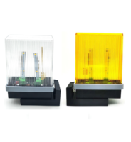 Universelle 12V 24V 220V LED-Signalleuchte Blinkende Wandmontage-Notfallwarnlampe für Garagentoröffner