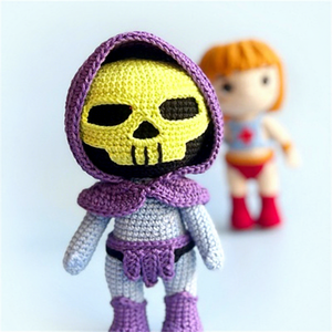 Muñeco Amigurumi de Ganchillo Personalizado, Muñeco Amigurumi <span class=keywords><strong>He</strong></span>-<span class=keywords><strong>Man</strong></span> Hecho a Mano, Muñeco de Ganchillo para Niños, Muñeco de Personaje Tejido en Ganchillo con Hilo de Algodón OEM - Product Image 2