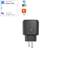 Prise intelligente WiFi Graffiti 16A/20A avec mesure de consommation, contrôle à distance via application mobile, prise européenne