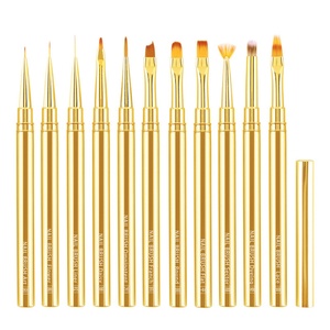 Wholesale Hot Style Acrylic UV Gel Extension Drawing DIY Manicure Tool Stripe Pattern Nail Art <b>Brush</b> NAIL <b>BRUSH</b> SET - Product Image 5
