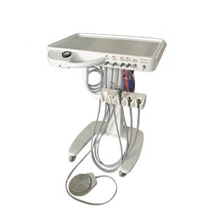 <span class=keywords><strong>Vet</strong></span> Unit gigi portabel, mesin keranjang gigi dokter gigi seluler sistem stasiun Internal hewan - Product Image 3