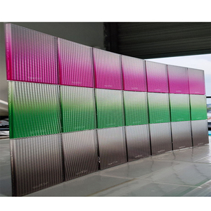 Nhà Cung Cấp Kính Trung Quốc Kính Cường Lực Phân Vùng Kính Cường Lực Tấm Kính Lượn Sóng Có Hoa Văn - Product Image 2