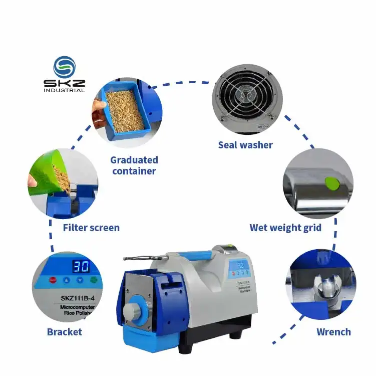 SKZ111B-4 Reisfräse Reis aufhellender Reisfräse polierer Hüller