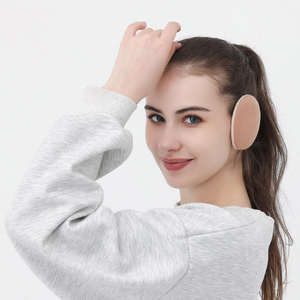 ที่ปิดหูแบบใหม่ สีพื้น ผ้าพลัฌอุ่นๆ สำหรับผู้หญิงและผู้ชาย ป้องกันหูจากความหนาวเย็น เหมาะสำหรับกิจกรรมกลางแจ้งในฤดูหนาว - Product Image 3