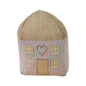 Fabric Cottage Design Doorstop <b>Light</b> Blue Pink House Decorative Beanbag Windproof Anti Collision Household Ornament - Product Image 4