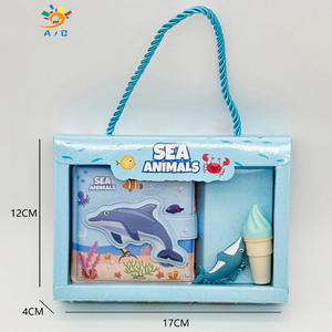 Set di cancelleria educativa Montessori in plastica AJBToys per bambini - Gioco creativo fai-da-te certificato EN71 per età 2-6 - Product Image 2