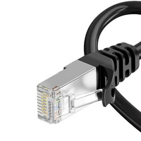 D-sunty Cat5 Kabel Ethernet FTP Kabel Patch RJ45 Kabel Jaringan LAN 8 Konduktor 0.5m 1m 2m 5m 10m