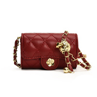 Sac à main matelassé mini pour femme avec chaîne, petit sac de luxe compact, pochette de soirée pour filles, sac à main tendance pour femme pour le quotidien