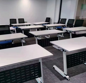 Meja Konferensi Pelatihan Modern Cocok untuk Pelatihan Karyawan Bergerak. Panel yang Tahan Lama Dapat Disambungkan. - Product Image 2