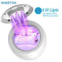 Nettoyeur à ultrasons 45 kHz avec lumière UV - Nettoyage en profondeur pour prothèses dentaires, aligneurs, protège-dents et bijoux