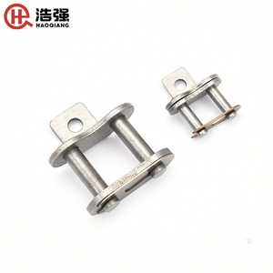 Conector de Cadena de Placa Curva Haoqiang, Rodillo de 10 mm, Ancho de 15 mm, Tipo Estándar, Cadena de Transmisión de Una Sola Hilera - Product Image 5