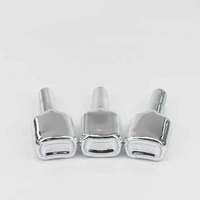 Logo personnalisé direct usine vide plaqué argent écologique Gel vernis à ongles bouteilles en verre couvercle brosses pratique