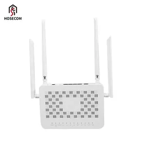 Hosecom 4ge Poort Dual Band Onu Gpon Ont Wifi Router Modem Onu Met 4 * Antenne