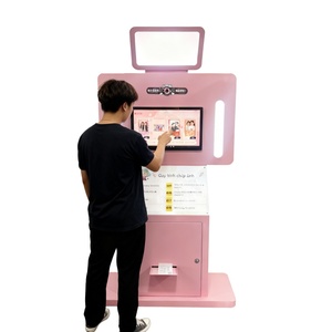 Ninix Stainless Steel Pink-Themed Self-Service Interactive <b>Smart</b> Terminal-Commercial Digital Kiosk for Mall Entertainment Venue - Product Image 6