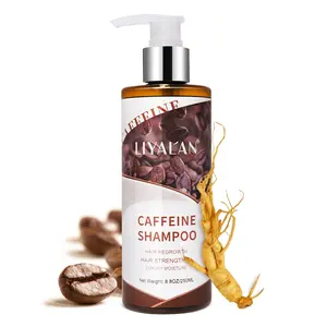 Private Label Hair Care Prevent Hair Loss Thickening Moisturizing Natural Caffeine Shampoo