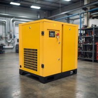 Compresseur d'air à vis rotatif, pompe à moteur lubrifiée stationnaire pour ligne de production de soudage laser industriel
