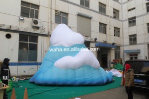 Model Gunung Berapi Tiup Raksasa dengan Lampu, Gunung Berapi Meletus untuk Dekorasi Acara - Product Image 6