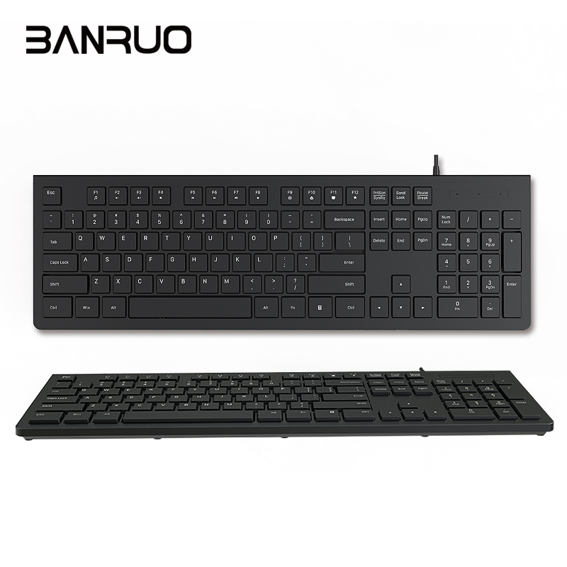 Оптовая продажа, распродажа, низкая цена, проводная клавиатура, клавиши в виде шоколада, дизайнерская Проводная клавиатура для настольного компьютера, офиса, ноутбука, дома