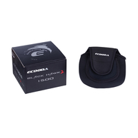 Ecooda EBH-Moulinet de pêche en eau salée à poignée II-4000-Ball Black Hawk en métal pour la pêche en mer