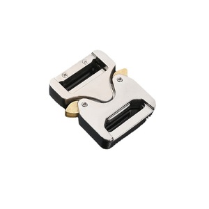 Side Release Buckle Zinc Alloy Adjustable <b>Webbing</b> Buckle For Bags Silver Black Durable Metal Accessory - Product Image 4