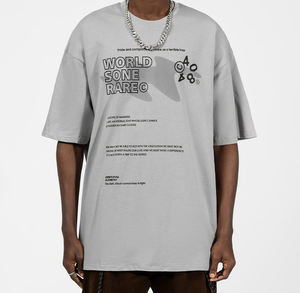 <strong>Wholesale</strong> Clothes Men <strong>T</strong>-<strong>Shirt</strong> Heavy Cotton Short Sleeved Streetwear Simple Couple <strong>Printed</strong> Oversized Men'S <strong>T</strong>-<strong>Shirt</strong> - Product Image 1