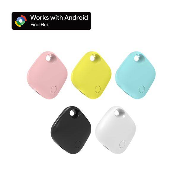 RSH Android Tag OEM Your Logo Google Find My Device for 5.4 Smart Tracker Replaceable Battery Play Sound 1-Year Life Key