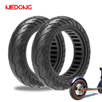 Neumáticos de Goma Sólida NEDONG de 10 Pulgadas, Ancho 63mm, 10x2.5, Sin Cámara, Resistentes a Pinchazos y Explosiones, para Xiaomi M365/Pro
