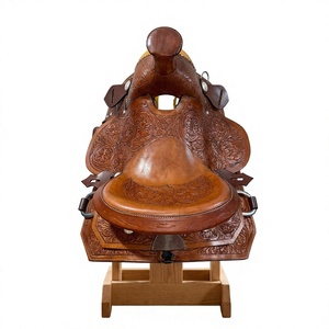 Sillín de Carreras de Cuero Inglés de Alta Comodidad BS International NA100 con Estructura de Madera Sostenible, Juego de 2 Piezas para Montar a Caballo (Hombre/Mujer) - Product Image 6