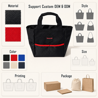 Sac isotherme rayé avec poignée pour le déjeuner, idéal pour les trajets quotidiens, les dortoirs, les cafétérias, la plage, les pique-niques, les barbecues - Fournisseur d'échantillons OEM ODM
