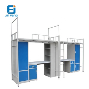<strong>Heavy</strong> <strong>Duty</strong> Metal Frame <strong>Bunk</strong> <strong>Beds</strong> Student <strong>Bunk</strong> <strong>Bed</strong> With Desk and Wardrobe JF-B012 Modern Appearance <strong>Bunk</strong> <strong>Bed</strong> - Product Image 6
