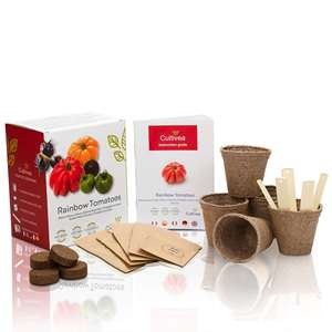Venta caliente Mini Kit Graines de Tomates Arc en Ciel BIO Le permite cultivar sin esfuerzo sus propios tomates arcoíris - Product Image 2
