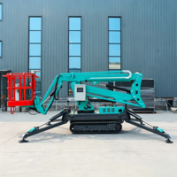 Longqing 10m 12m 14m Mini-Raupen-Spinnenarbeitsbühne Diesel Benzin Elektrisch Hydraulisch Höhenarbeitsbühne