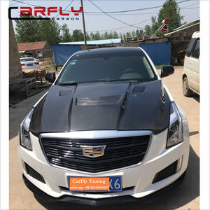 Capot en fibre de carbone à ajustement parfait pour <span class=keywords><strong>Cadillac</strong></span> ATS 2013-2015 - Product Image 5