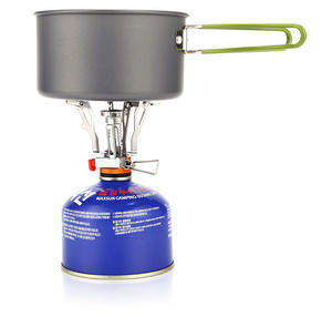 Réchaud à butane portable léger en acier inoxydable avec allumage électronique pour <span class=keywords><strong>camping</strong></span>, pique-nique et barbecue - Product Image 5