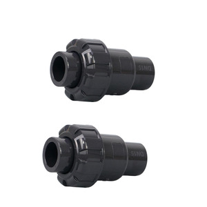 Clapet anti-retour à bille UPVC personnalisé de qualité industrielle, raccords de tuyauterie à clapet anti-retour résistants aux produits chimiques raccords à connexion rapide <span class=keywords><strong>Pvc</strong></span> - Product Image 5