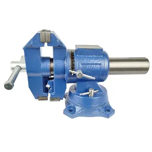 Factory Direct Sale Heavy Duty Multi-Functional Ductile Cast Steel 360 Degree Bench Vise