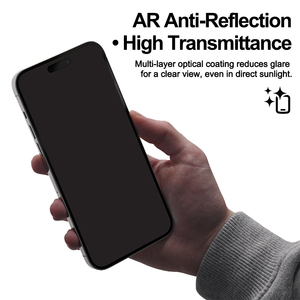 ฟิล์มกันรอยหน้าจอคุณภาพสูง ความแข็ง 9H สำหรับ iPhone <span class=keywords><strong>11</strong></span> 12 13 14 15 <span class=keywords><strong>Pro</strong></span> <span class=keywords><strong>Max</strong></span> ฟิล์มกันรอยระดับ<span class=keywords><strong>มือ</strong></span>อาชีพ - Product Image 4