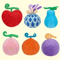Modèles de peluches One Piece Fruits du Diable (Gomu Gomu No Mi Soru Soru No Mi) - Peluche courte moyenne en fibre de polyester, style dessin animé