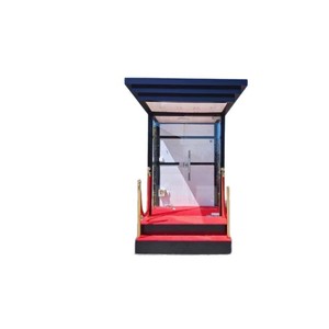 โครงสร้างเหล็กกล่องยามบ้านยามออกแบบทันสมัยใช้กลางแจ้งกำหนดขนาดเองได้ - Product Image 1