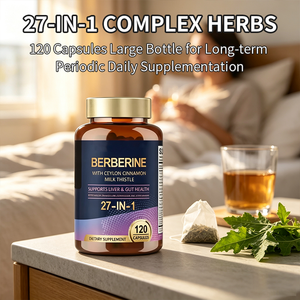 <span class=keywords><strong>Suplemento</strong></span> Herbal para el Bienestar del Hígado y el Metabolismo Saludable de la Glucosa para Adultos - <span class=keywords><strong>Beneficios</strong></span> Antioxidantes 120 Cápsulas/Botella Vegano - Product Image 6