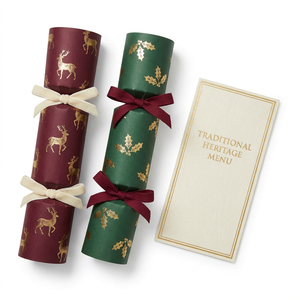 Cracker de Noël personnalisé imprimé, élégant et chaleureux, pour table de dîner festive d'hôtel de luxe - Product Image 6