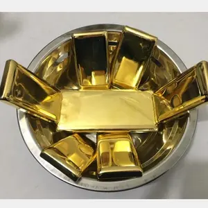 Hasung mesin Casting batang emas perak, 1kg 99.99 emas batangan vakum kecil bar emas perak