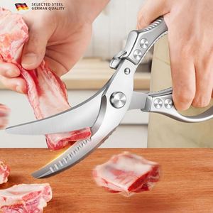 Tijeras Multifuncionales de Acero Inoxidable, Especiales para Cocina, para Cortar Pollo, Pato, Ganso, Carne y Espinas de Pescado, Uso Doméstico - Product Image 2