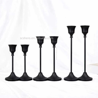 Porte-bougie en fer forgé en laiton vintage de haute qualité, décorations romantiques pour dîner aux chandelles, cadeau, décorations de café