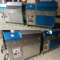 Machine commerciale de torréfacteur d'écrou de chauffage de gaz pour le grain de café de cacao de graine de tournesol d'arachide 25kg/équipement de torréfaction par lots