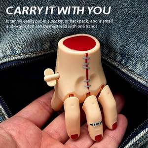 NUEVO Juguete de Broma de Halloween, <span class=keywords><strong>Mano</strong></span> Humana Realista de Plástico para Caminar, Mecanismo de Cuerda, Sin Batería - Product Image 3