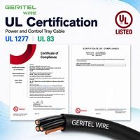 Cable Eléctrico TC-ER para Instalación Expuesta, Cable de Control de Energía con Cubierta de PVC UL1277 y Cobre