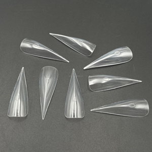 Capsules Popit N14445 pour extensions d'ongles, formes doubles, courbées profondes, type griffes d'aigle, réutilisables, 15 tailles - Product Image 1