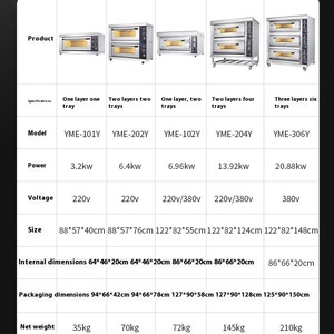Thương mại thiết bị nướng bánh đặc biệt đa chức năng máy nướng lớn Lò nướng điện nhiều lớp lò nướng gas để nướng - Product Image 4